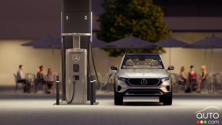 Future Mercedes-Benz charging station, fig. 2